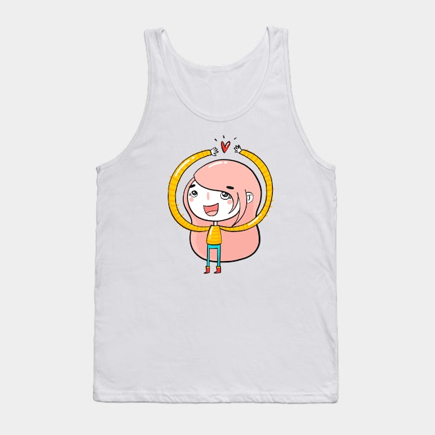 Maggie World Joy Tank Top by AnaFonseca